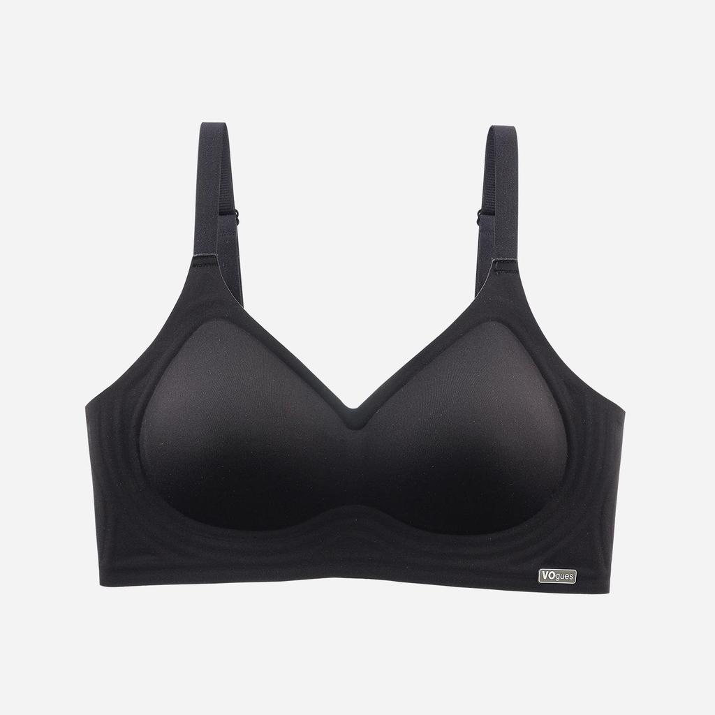 Breathable Soft Support Bra for Small Breasts - No Underwire, with Side Gathering and Jelly Strips for Lift
