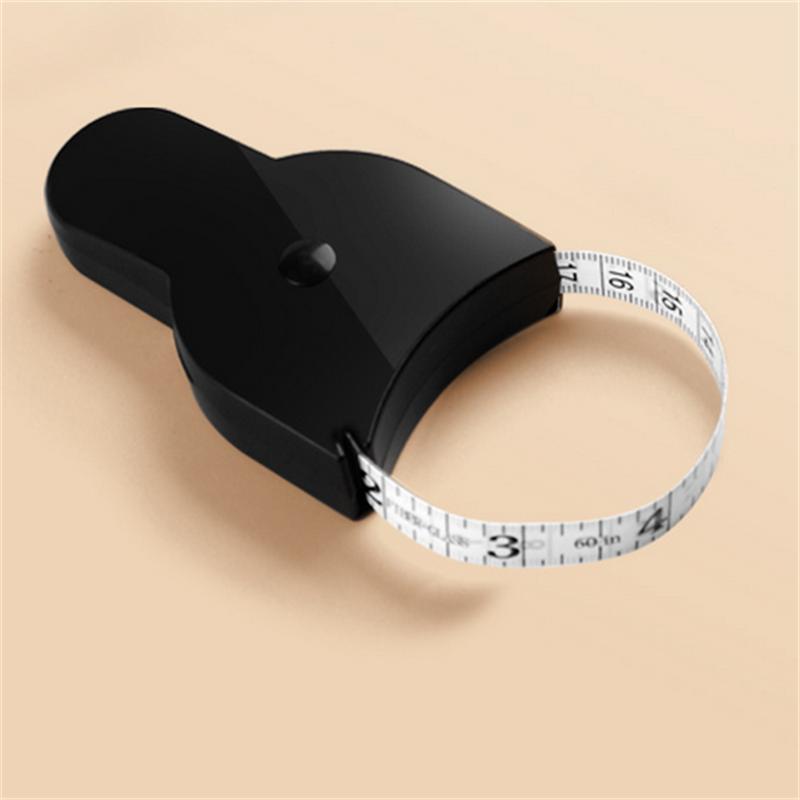 Portable 1PC Fitness Telescopic Health Tape Measure With Handle Torch Y-shaped Tape Measure Waist Circumference Tape Measure 1PC