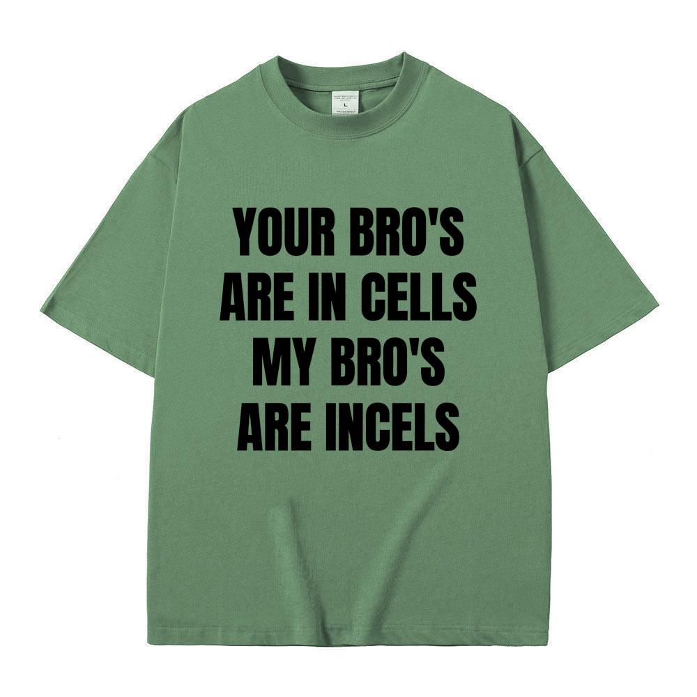 

Rapper Chief Keef Your Bros Are in Cells My Bros Are Incels Tshirt Funny Rap Meme Tshirts Men Women Hip Hop Oversized T Shirts 4XL