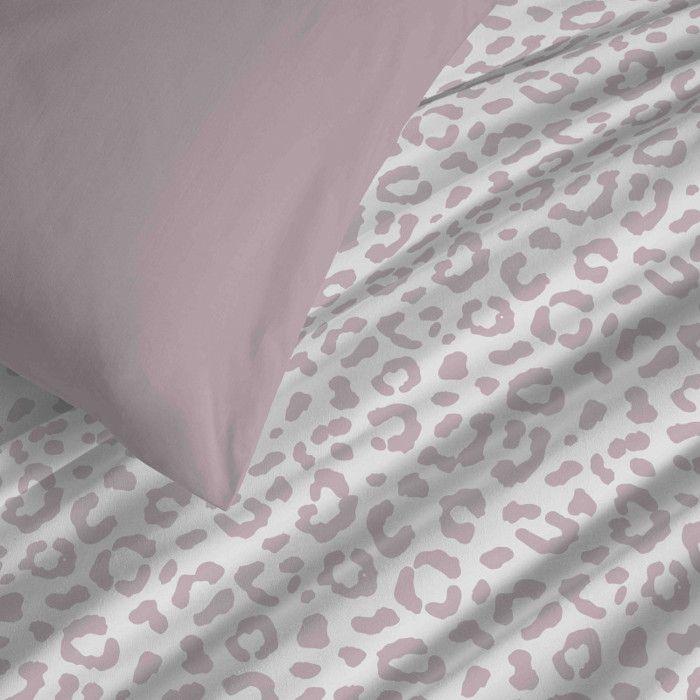 Pack complet housse de couette réversible "Vanessa" 6 pièces pour lit 160 x 200 Diana Blush