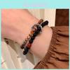 Elegant Retro Peace Bead Bracelet For Women And Men Alloy Handmade Geometric Design
