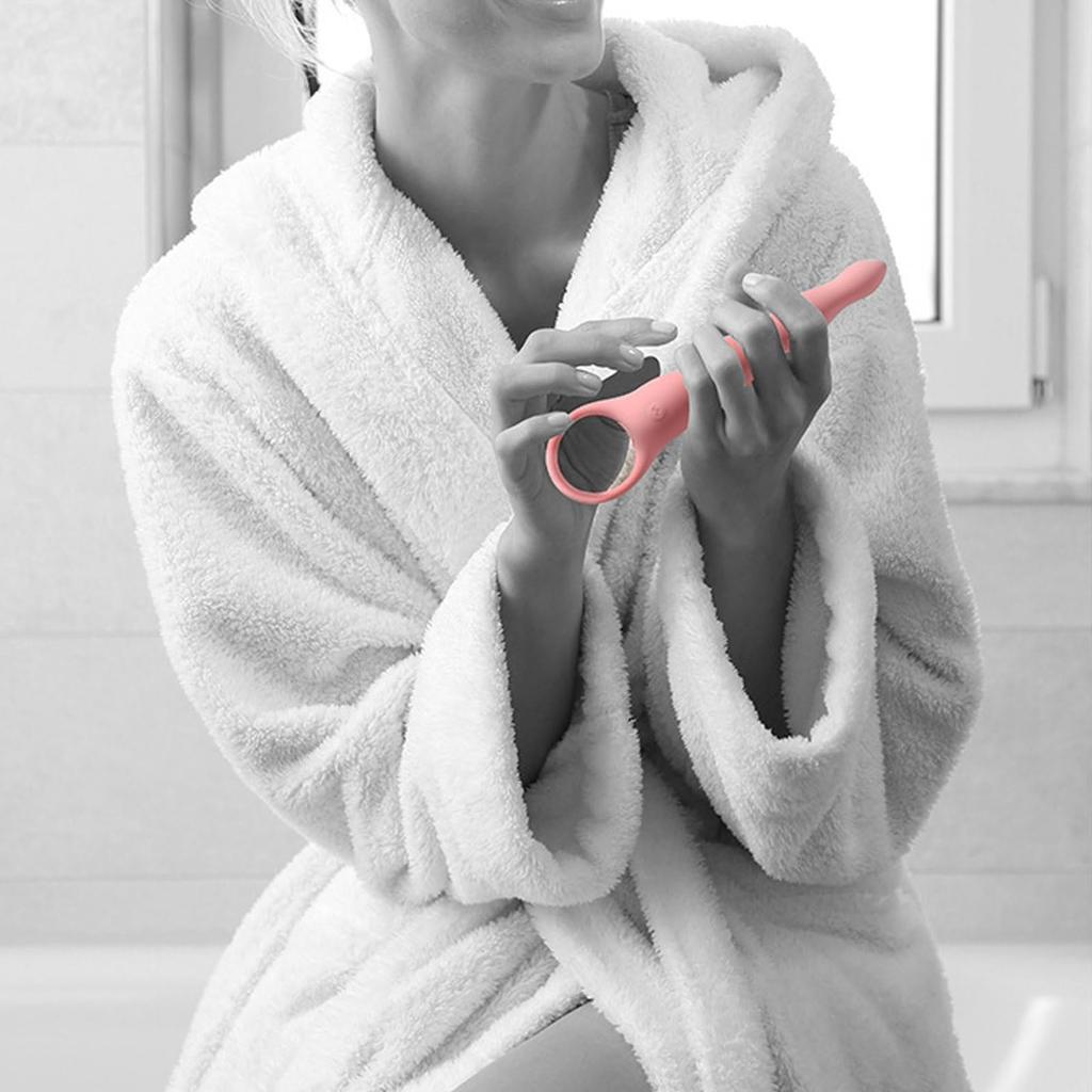Refoiner Anal Vibrator Anal Goods Beginner Electric Dildo Beginner Thin Anal Beads Anal Plug Silicone Thumb Shaped Anal Dildo Soft Small Anal Vibrator