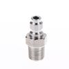 Quick Connect Valve 8mm Male Connector High Pressure Fitting Durable Leakproof Design for Hydraulic Systems