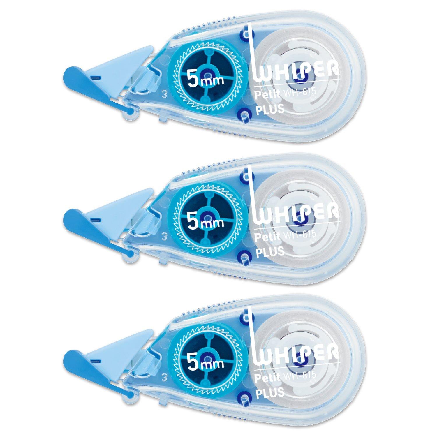 Плюс Корректирующая лента Whiper Petit 5 мм Синяя WH-815-3P Упаковка 3 шт. 49-245 синий