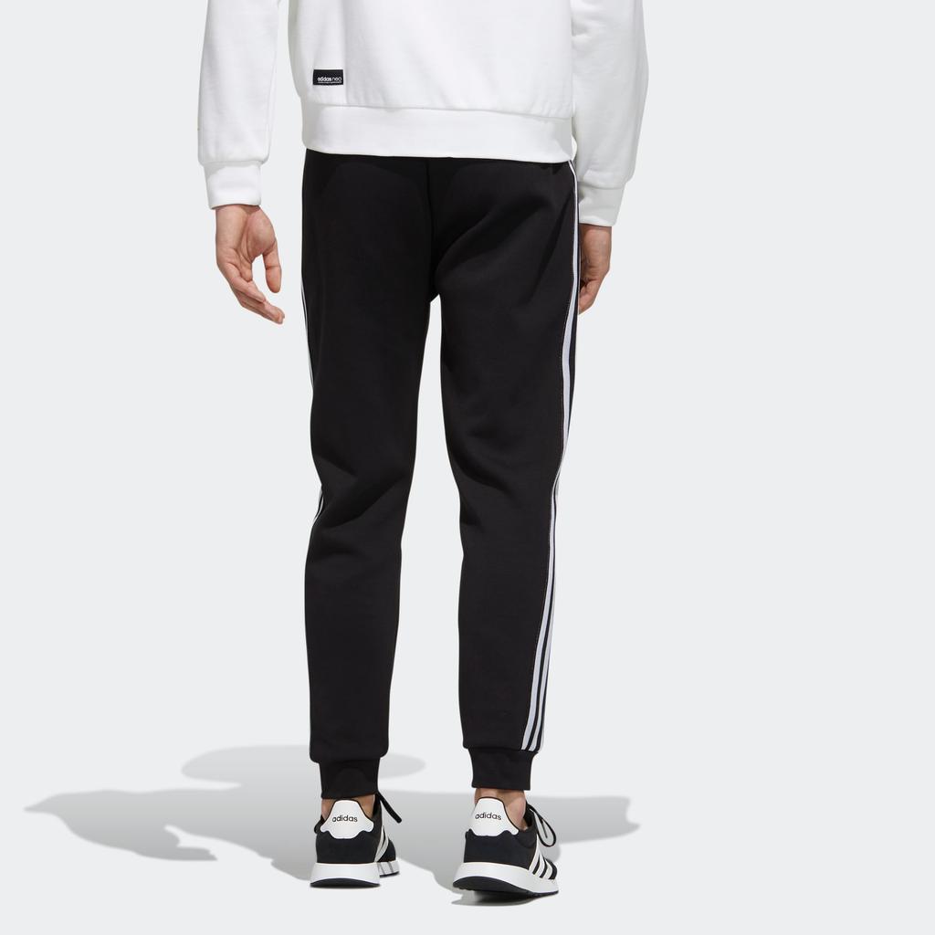 Adidas Neo Track Running Knit Joggers Men Bottoms Black GS2600