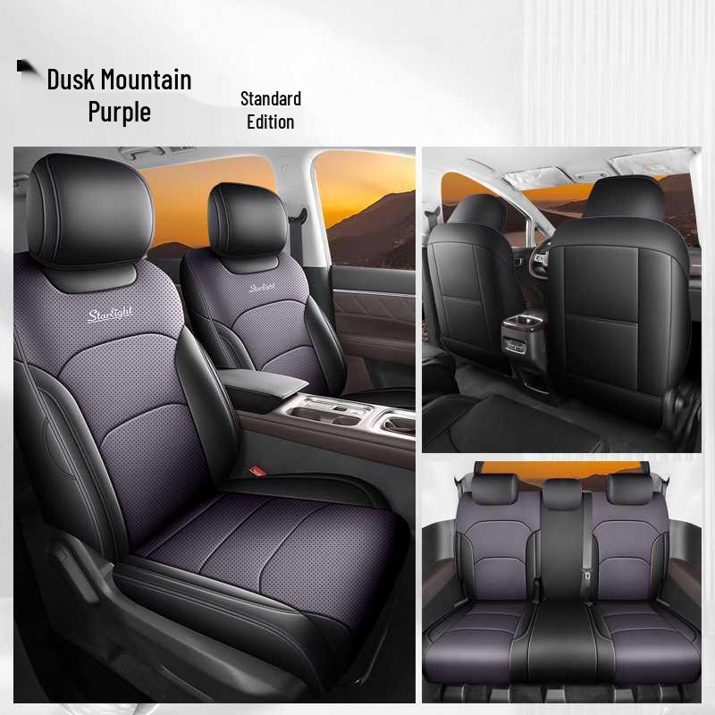 Wuling Xingguang All-Season Breathable Leather Seat Covers for Five-Seater Cars Note: Rear Full Coverage