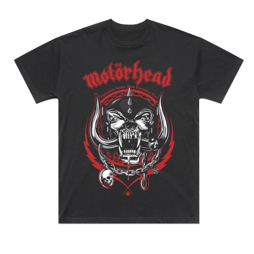 ФУТБОЛКА MOTORHEAD В РОК-СТИЛЕ МЕРЧ ГРУППЫ S