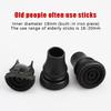 6Pcs Trekking Sticks Protector Cap Tip Non-Slip Hiking Stick Replacement Tips Buffer Lightweight For Climbing Hiking
