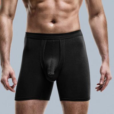 Herren Unterhosen Verlängert Eng Weich Atmungsaktiv Antiseptisch U-förmige Wölbung Beutel Elegant Nase Keine Einschränkung Einfarbig Feuchtigkeitsableitend Sport Herren