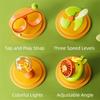 Handheld Mini Fan Mini Wearable Fan Watch 3 Speeds Cartoon Watch Design Fan USB Rechargeable Soft Wrist Strap Electric Fan