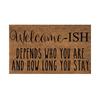 Festive Coir Doormat Non- Entrance for Home Decoration