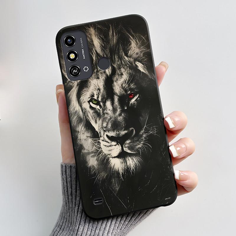 For ZTE Blade A53 Case For ZTE Blade A53 Pro Phone Back Cover Silicone Soft Black TPU Luxury Cute Love Rabbit Funny Bumper Shell