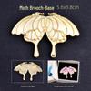 DIY Perlmutt Brooch Haarnadel Set: Schmetterlingsbasis für handgemachtes Drachenbootfest-Geschenk