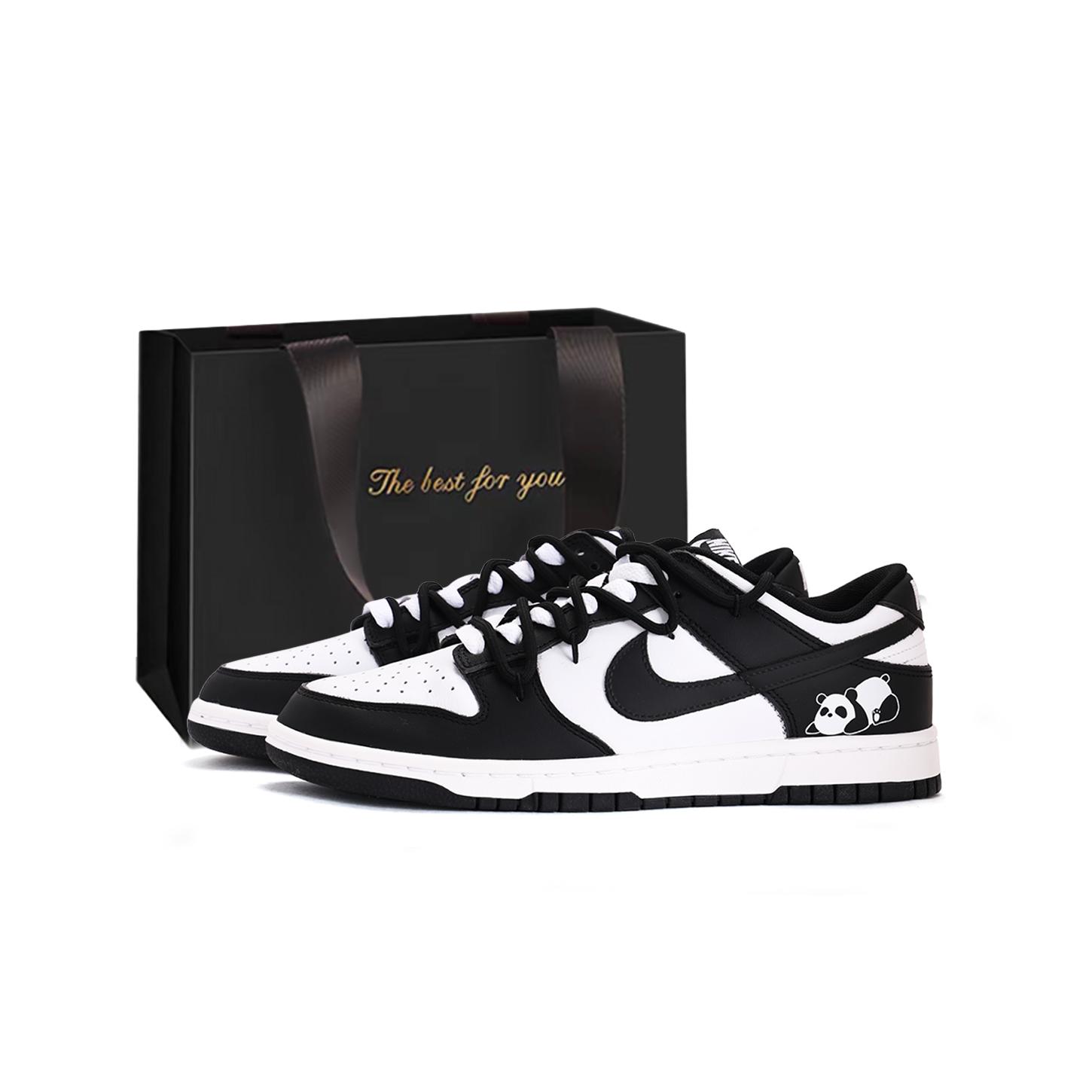 

Nike Dunk Low top Skateboard Shoes Unisex Black White HF5441-100(Team59-SBOX) 38.5