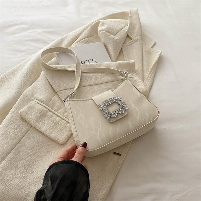 Elegant Summer Fashion Shoulder Bag 2024 Trendy Small Square Bag For Women Daily Use