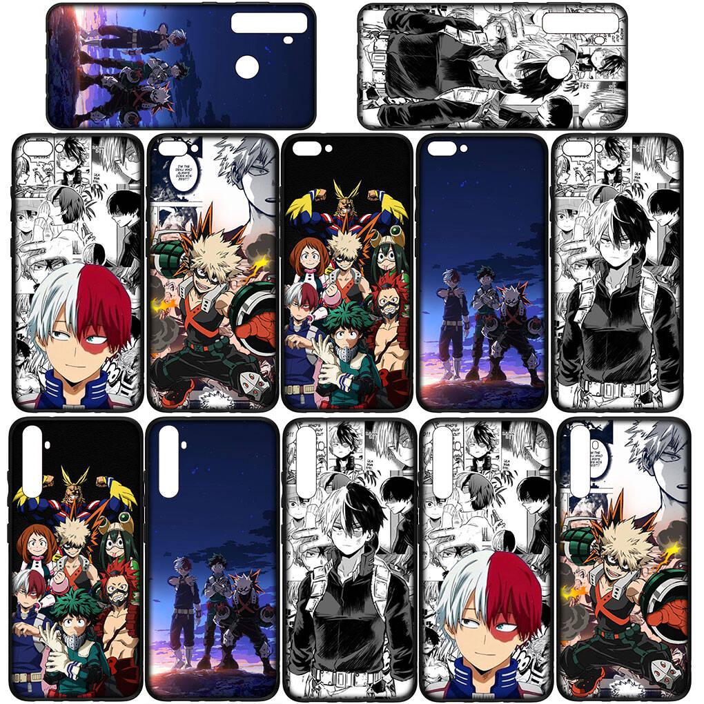 Für iPhone 17 16 15 Xiaomi Poco Redmi Note 14 13 12 11 Pro Max Samsung Galaxy S25 S24 S23 OPPO Huawei BNHA My Hero Academia Todoroki Shoto Handyhülle