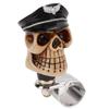 Skull Shape Steering Wheel Spinner 3cm Diameter Metal Resin Turn Knob Booster for Cars Trucks Tractors Boats