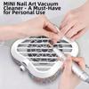 Portable Manicure Desk Collector Mini Fan Nail Dust Extractor Nail Art Vacuum Cleaner  Nail Art