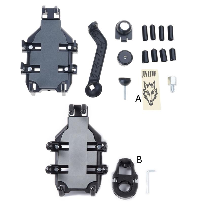 Motorcycle Scooter Phone Mount Bracket Rack 360 Degree Rotatable Holder for Secure Navigation and Communication on Rides