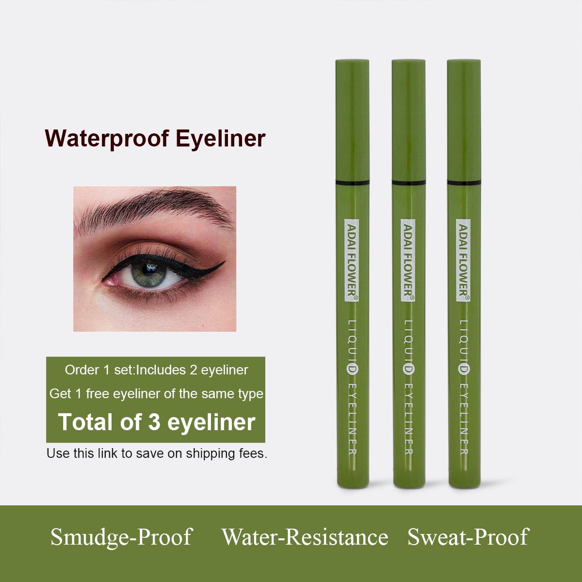 

Водостойкая подводка для глаз. Не размазывается, не оставляет следов, цвет стойкий. Купите 2 и получите 1 бесплатно. Зеленый зелёный