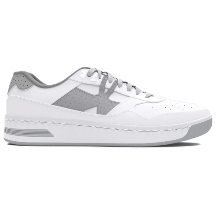 Under Armour Men's Court 96 Suede White Mod Gray 3028765-104