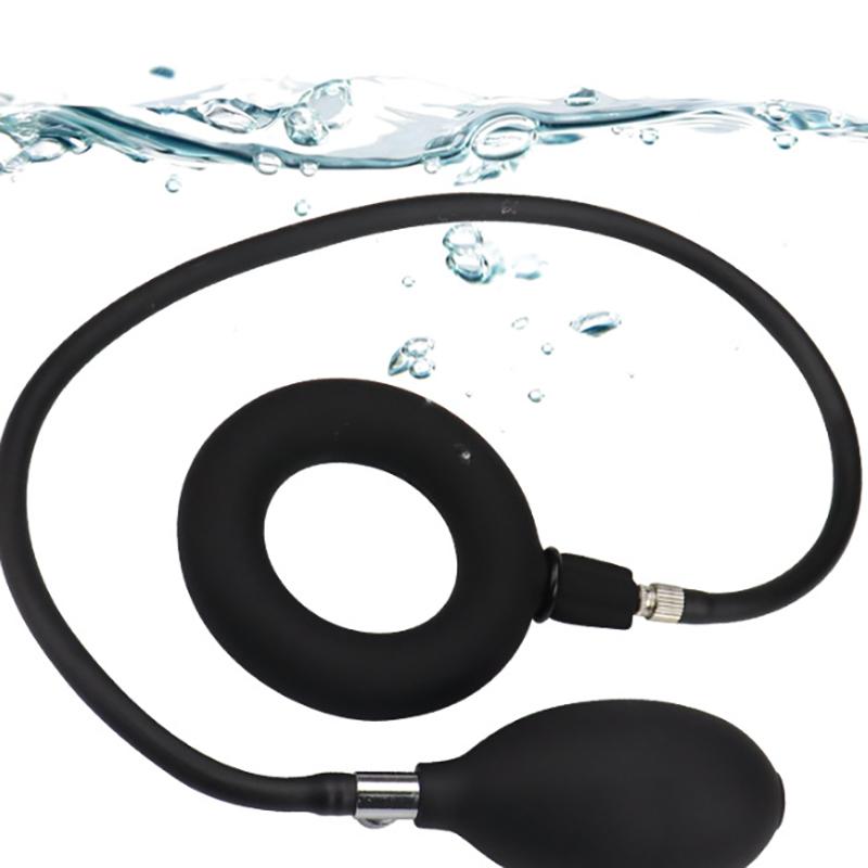Inflatable Penis Ring For Sex Men Delay Ejaculation Erection Cock Lock Bondage Adult Masturbation Toys
