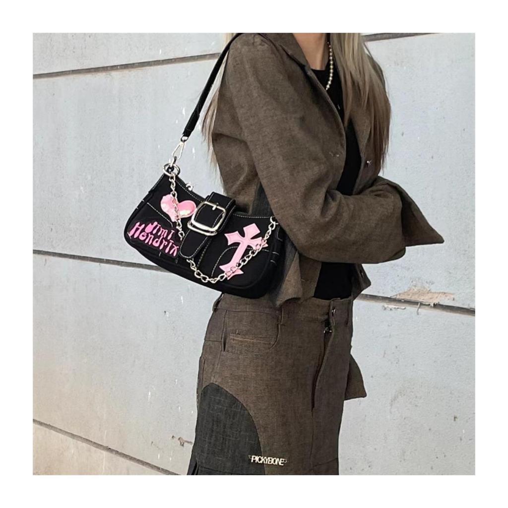 Y2K Millennial Single Shoulder Cross-Body Chain Bag