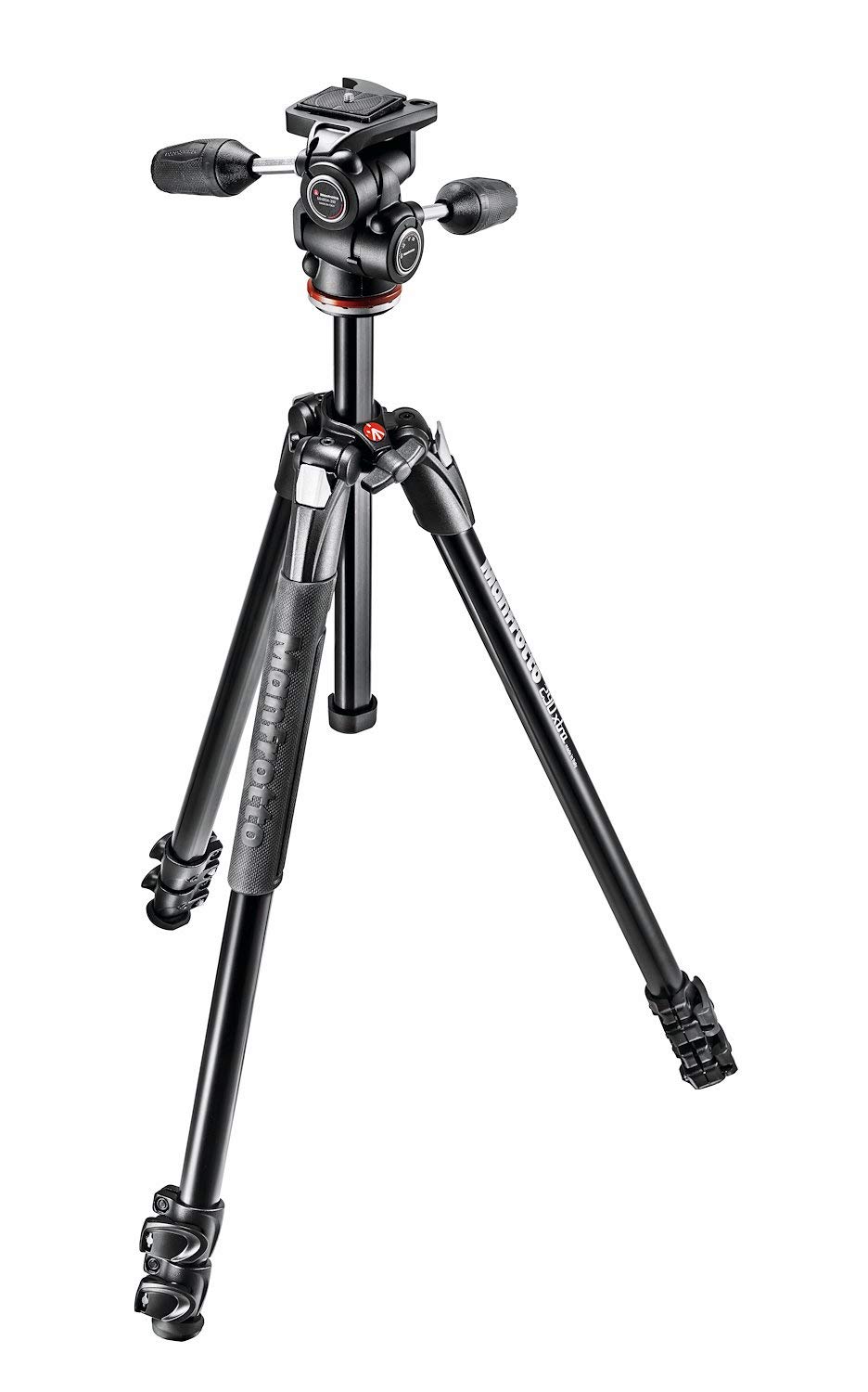 Manfrotto 290 Series XTRA Aluminum Tripod with Head Kit 3-Section 3-Way (MK290XTA3-3W)