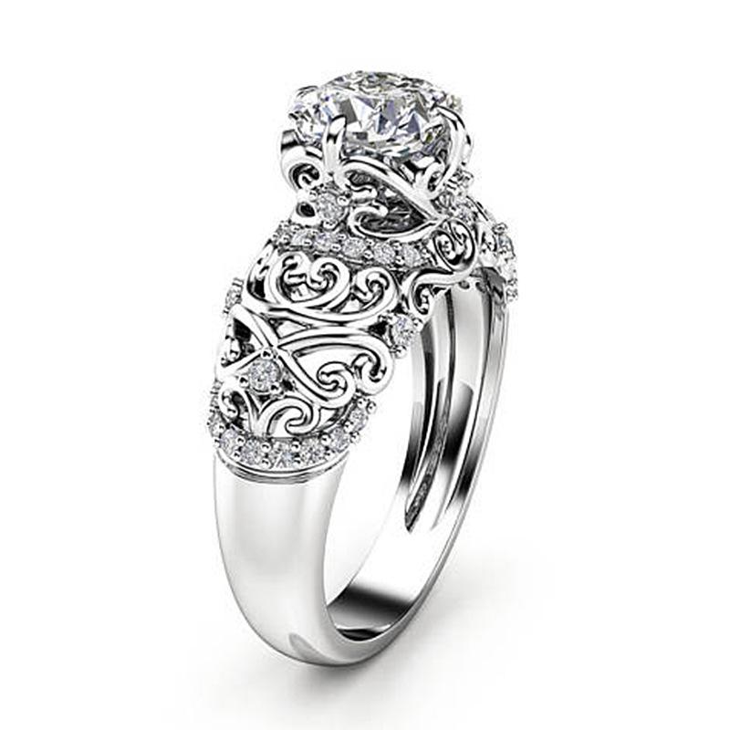 Mărfuri mici, Inele de damă cu flori de zirconiu, Bijuterii de modă, Bijuterii.