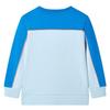 Sweatshirt for Children Bright Blue and Light Blue 92/104/116/128/140