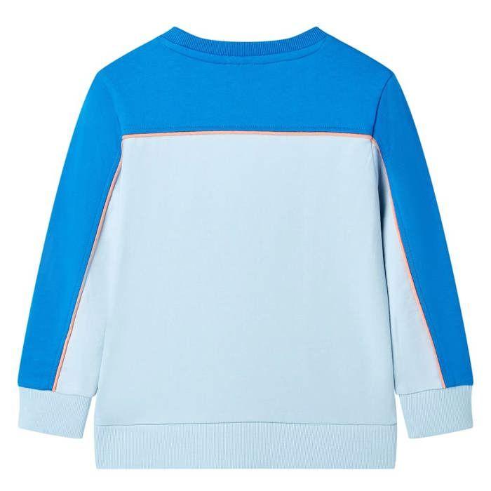 Sweatshirt for Children Bright Blue and Light Blue 92/104/116/128/140