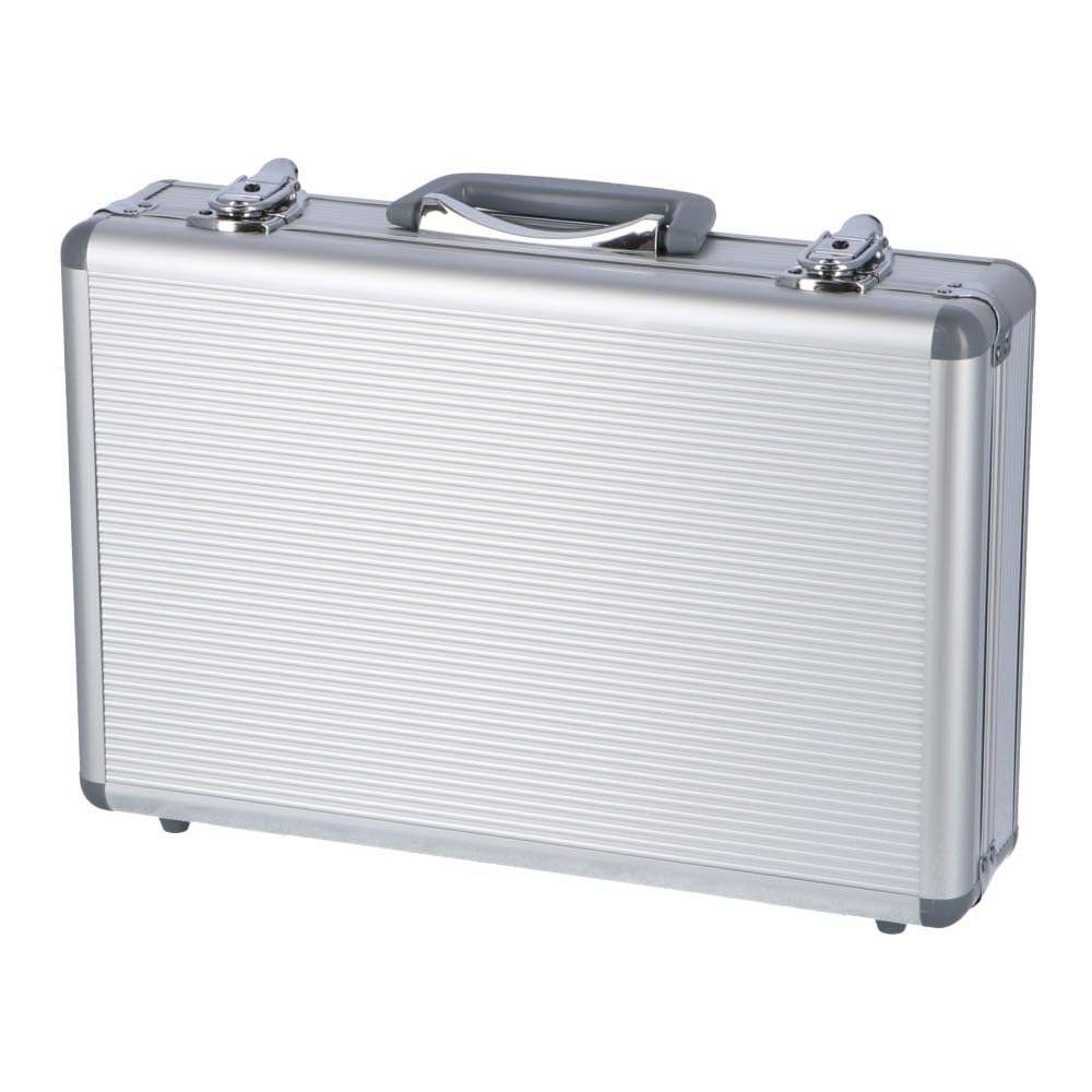 Konan Original LIFELEX Aluminiumkoffer 6748 Attaché-Typ Silber Breite 400 x Tiefe 265 x Höhe 100mm ATC-01 Ca.