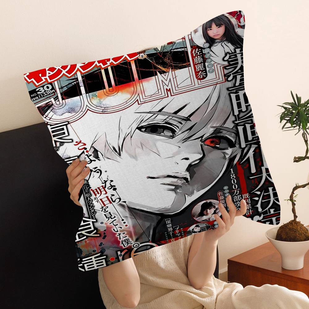 Аниме Токийский гуль Стежок Счастливый Дракон Наволочка Чехол на Подушку для Дивана Декор Комнаты Подарок для Детей 30cmx30cm