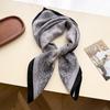 Retro casual cashew imitation velvet herringbone pattern cotton and linen small square scarf silk scarf headscarf shawl decorative scarf scarf