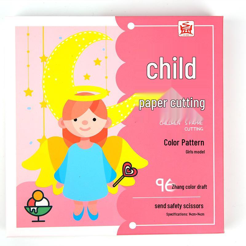 Kids' 3D Fun Origami & Paper Cutting Book Set for Ages 2-3