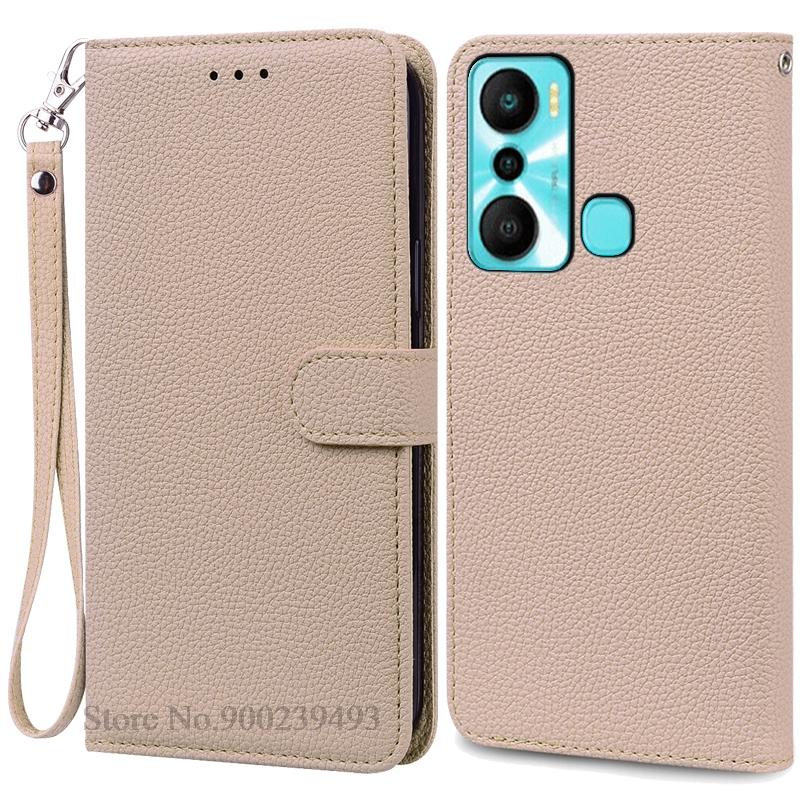 Hot 20i Case For Infinix Hot 20i Case Wallet Leather Flip Cover For Infinix Hot 20i Case X665C X665E Phone Cover Coque Fundas