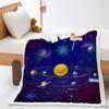 Blanket 2D Digital Printed Lamb Fleece Crystal Fleece Planet Astrolabe Blanket Blanket