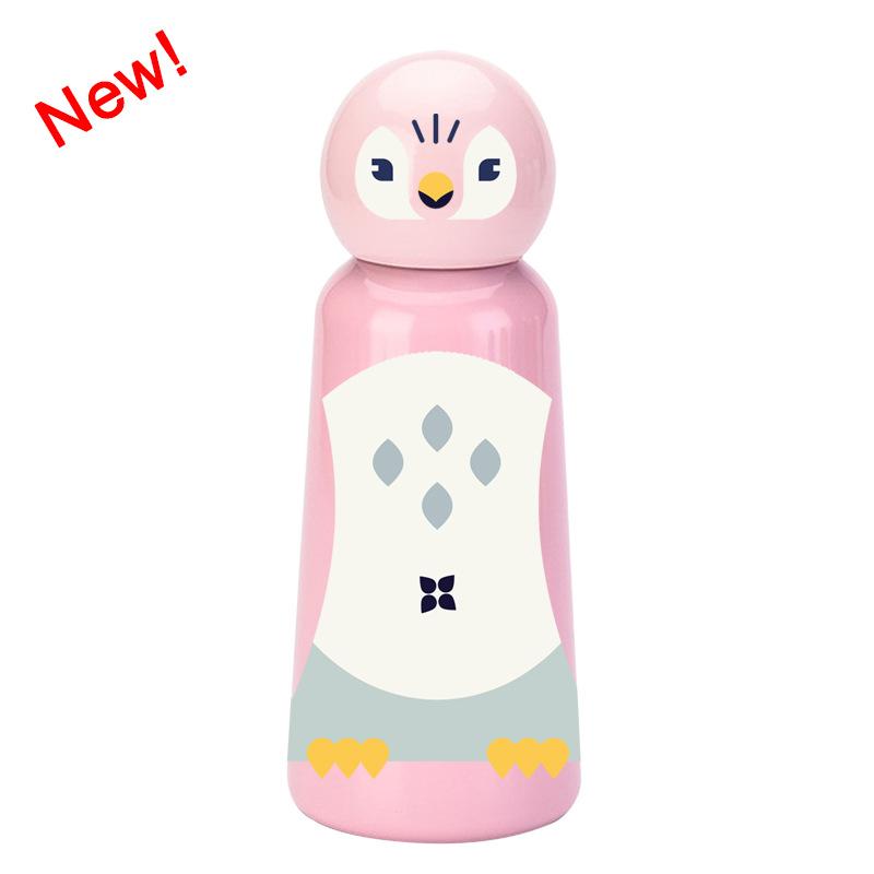 Stainless Steel Thermos Cup 350Ml Cute Student Children'S Printed Water Cup Portable Outdoor Sports Water Cup