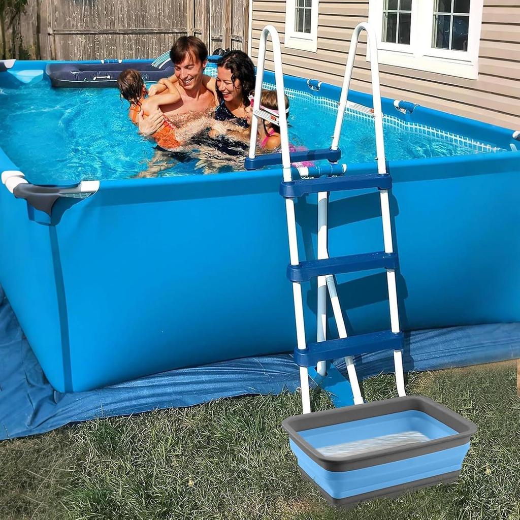 Collapsibles Foot Bath Basin for Soaking Feet,Foot Soak Tub,Plastic Foot Bucket Foldable Laundry Basket Pool Accessories