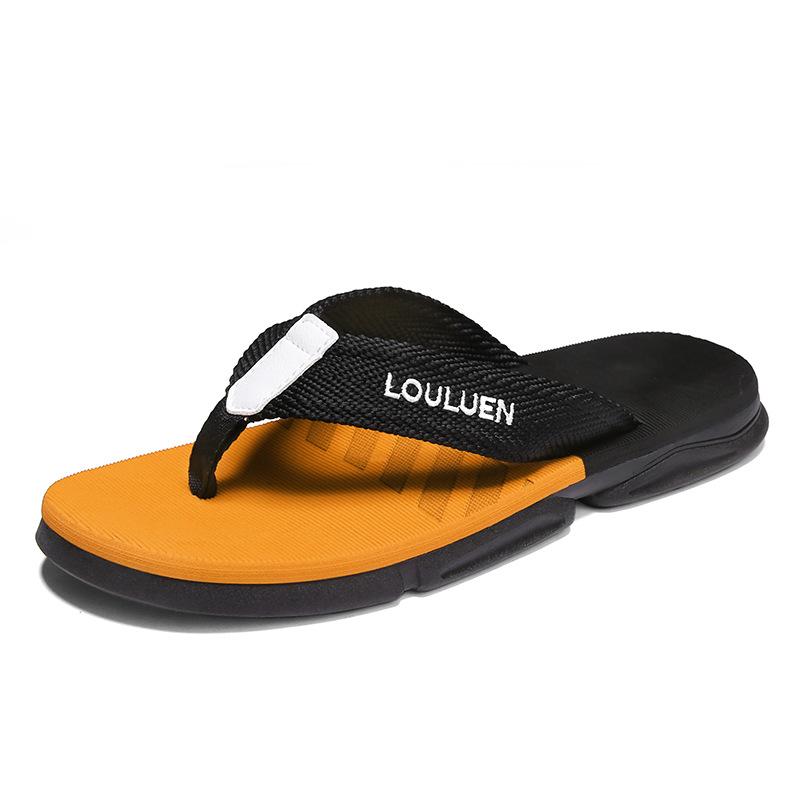 Flip-flops Men's Summer Wear Non-slip Pinch Foot Bath Sandals Men's Beach Trend Internet Celebrity Sports and Leisure Sandals