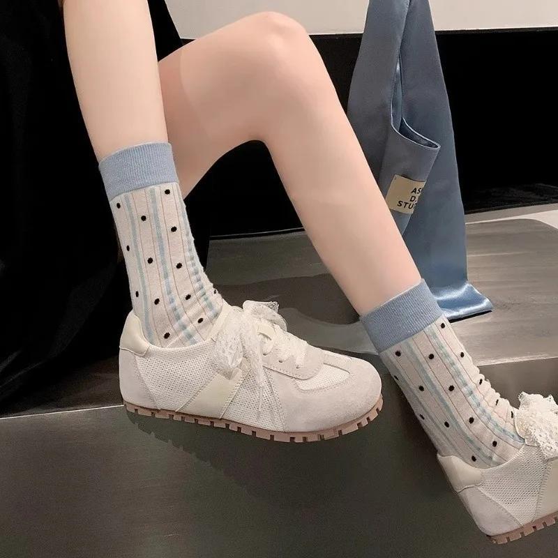 Fashion Mesh Women Flats Shoes Sport Running Shoes Designer Lace Up Summer New 2024 Lace Casual Dress Hiking Mujer Zapatos Cozy Sneakers