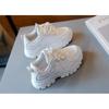 2024 Girls' Breathable White Dad Sneakers – Trendy Spring & Autumn Fashion Sports Shoes