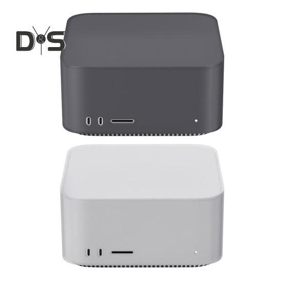Apple Mac Studio için Silikon Kılıf Oyuk Darbeye Dayanıklı Kılıf Çizilmeye Karşı Koruyucu Kapak Çizgi Film Desenleri Su Geçirmez Koruma Kılıfı