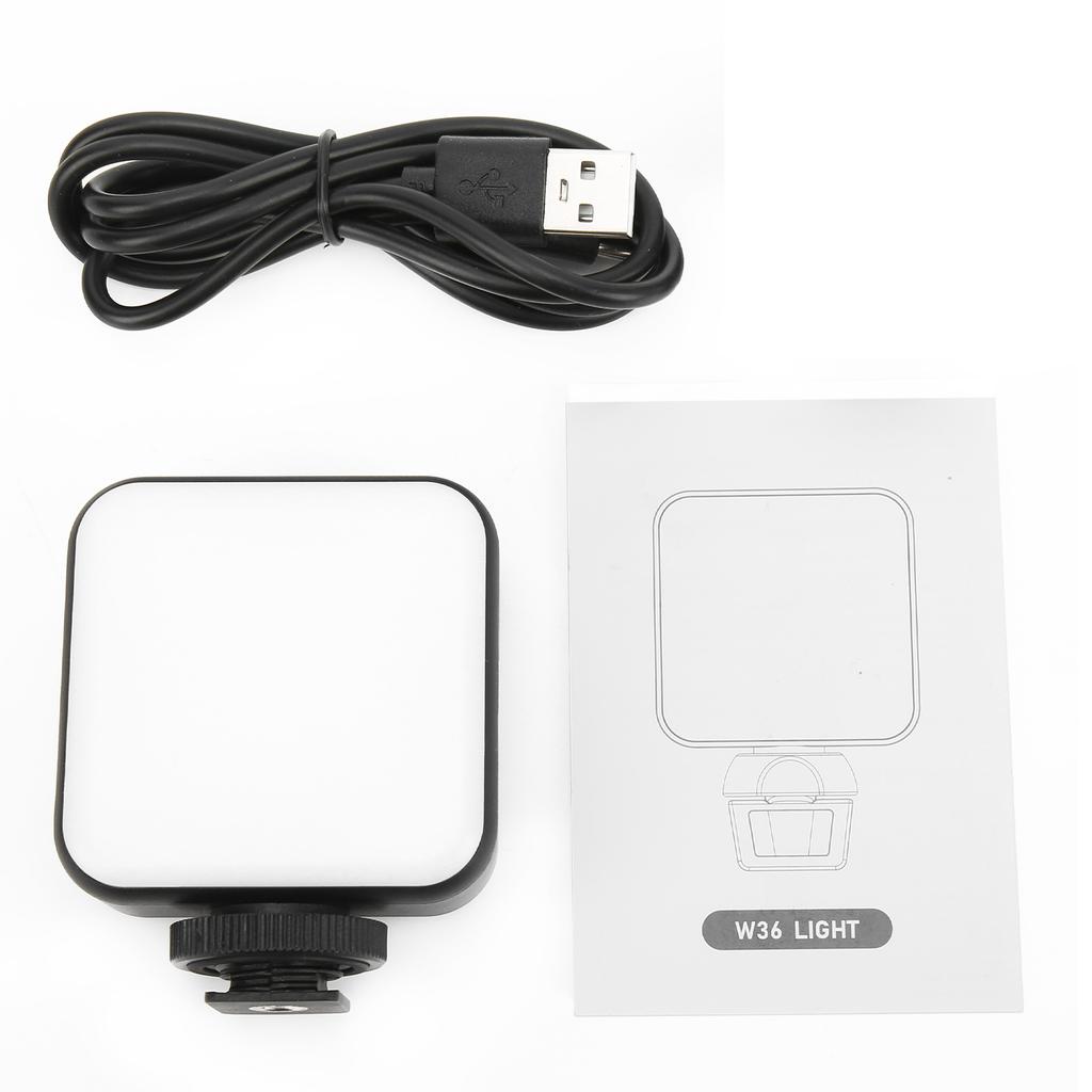 W36 Mini Portable Selfie Light Photographic Lighting Vlog Fill Lamp Video Stream Light