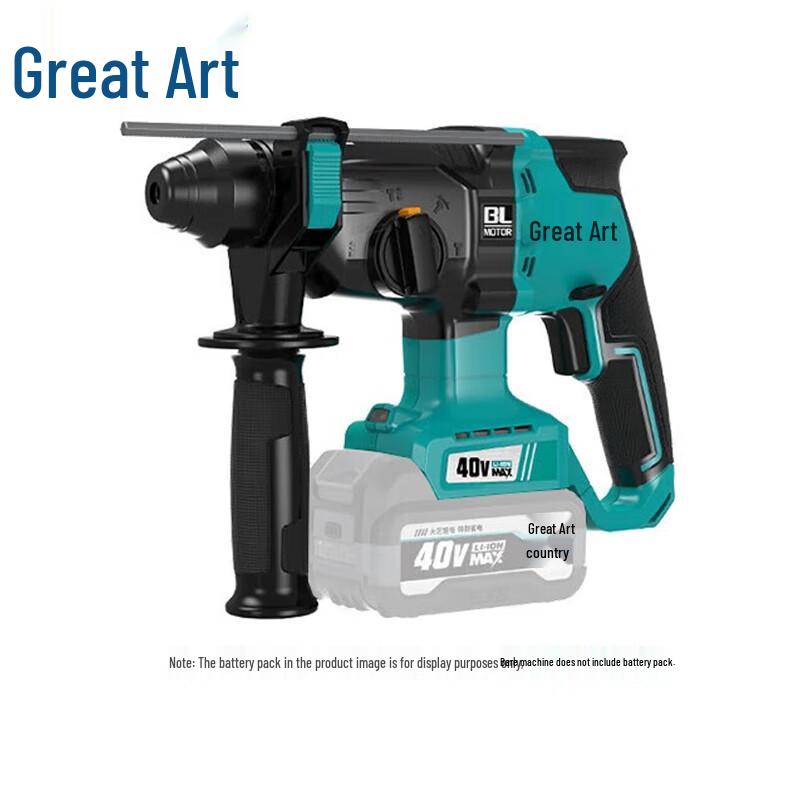 

Daqi 40V Brushless Cordless 4-Function Rotary Hammer Drill CN plug (adapter included)