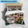 3PCS Kpop music 3pcs Bedding,Including 3PCS Duvet Cover And 2pcs Pillowcases Perfect for Christmas,Ideal for Bedroom, Dormitory