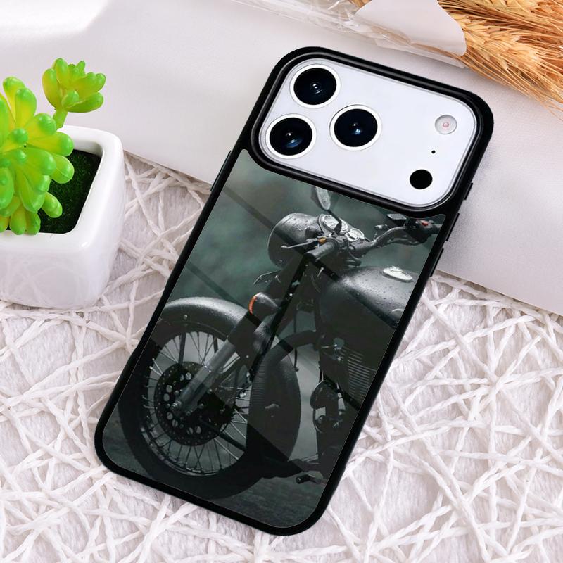 Moto Motorcycle soft Shockproof Phone Case for iPhone 17 Air 16e 15 11 12 14 13 Pro Max Cover Coque