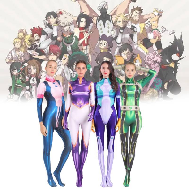My Hero Academia Cosplay Costume For Kids And Adults With Polyester Fabric For Halloween And Stage Shows