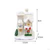 Christmas Glowing House Ornaments Holiday Decoration for Window Sill
