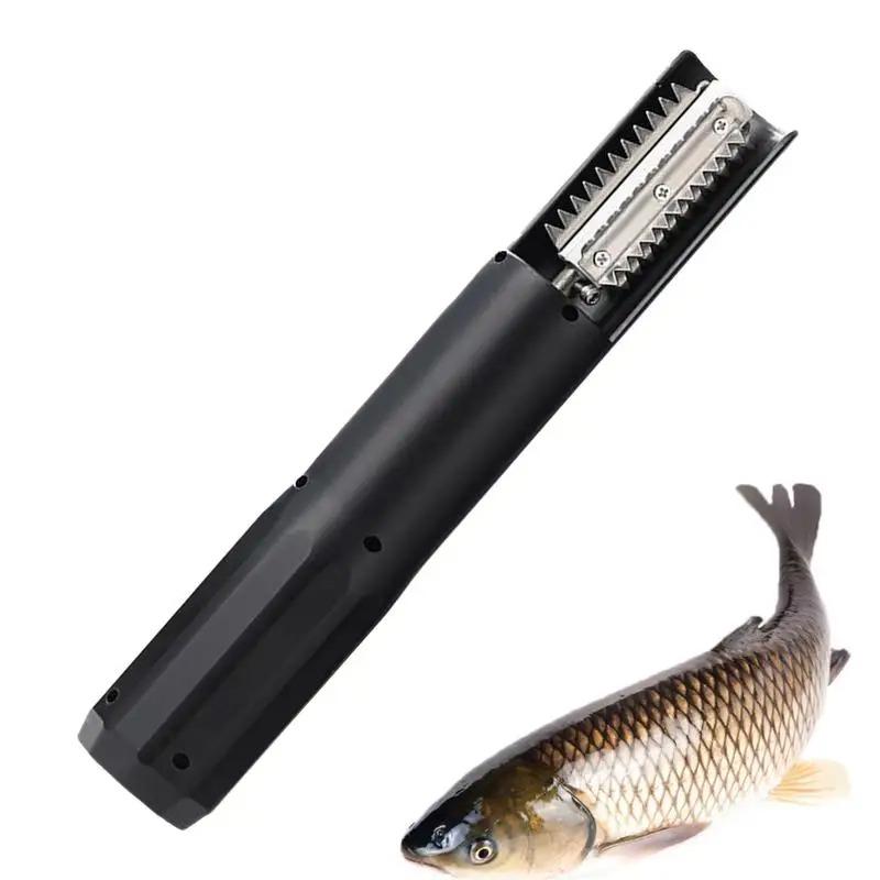 New For Home Electric Fish Scaler Fish Scale Remover Tool USB Rechargeable Cordless Scraper Cleaning Gear With Protective Cover